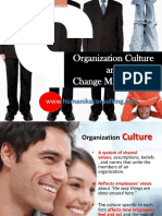 Organisation Culture and Change