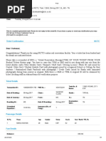 Irctc Ticket Confirmation