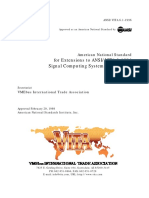 (Computer Hardware Vme) VMEbus Extension To Signal Computing System Architecture (ANSI IEEE 1998.02.20)