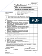 Self Assesment Guide For Bread and Pastry Production NC II