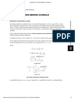 Preparation of Bar Bending Schedule