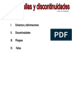 Pliegues Fallas y Discontinuidades