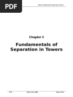 Chapter 3 Fundamentals of Separation in Towers