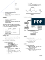 Redox Reaction: Chem 16 Lab Second Long Exam