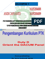 Pengembangan Kurikulum PTK