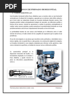 Procesos de Fresado Horizontal