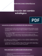 Administracion Del Cambio Estrategico