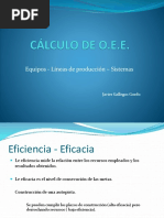 OEE (Eficiencia Global Del Equipo)