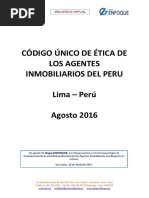 Código Único de Etica Del Agente Inmobiliario 28-04-2017 1.5mb