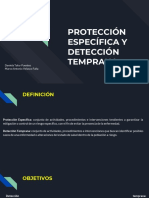 Protección Especifica y Detección Temprana