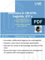 Infections in OB/GYN: Vaginitis, STI's