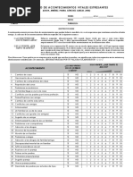 Instrumento Acontecimientos Vitales Estresantes