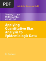 Applying Quantitative Bias Analysis To Epidemiologic Data