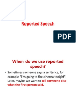 Reported Speech