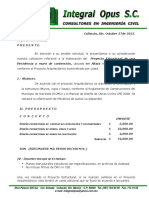 Presupuesto Arq. Mendoza Altata