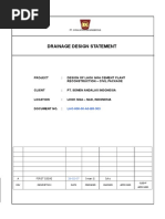 Drainage Design Statement