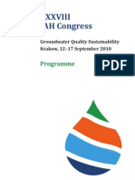 Final Programme of The XXXVIII IAH Congress