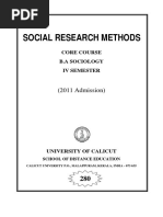 Mahesh, C., Sara Neena. T. T., N. P. Hafiz Mohamed (2011.) Social Research Methods. University of Calicut