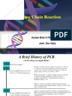 Polymerase Chain Reaction: Kuliah Blok 9 FK Unsri 2014 Oleh: Zen Hafy