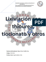 7... Lixiviación Con Thiourea