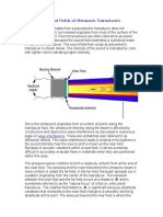 Radiated Fields of Ultrasonic Transducers UT NDT