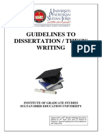 UPSI Thesis Guideline