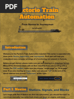 Factorio Train Automation (Parts 1-3)