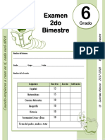 6to Grado - Examen Bloque 2 (2017-2018)