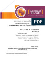 Ausencia en La Familia Del Valor Educación Como Prioridad