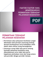 Faktor-Faktor Yang Mempengaruhi Permintaan Terhadap Pelayanan Kesehatan