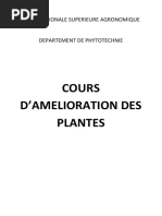 Amelioration Des Plantes.