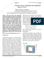 A Smart Monitoring of Faults in Power Transformers and Maintenance Based On Wi-Fi