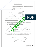 Formula Notes Signals and Systems