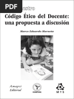 Ser Maestro Código Ético Del Docente - Una Propuesta A Discusión