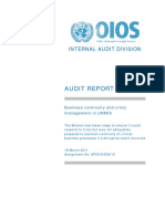 BCM Audit Report