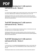 Toefl iBT Listening Test 1 With Answers