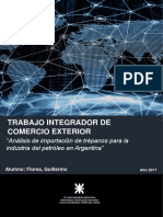 Informe de Importacion de Trépanos