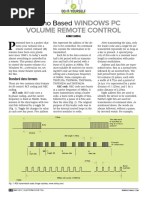 Windows PC Volume Remote Control