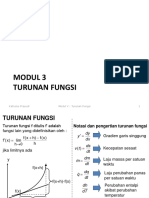 Modul 3 Turunan Fungsi