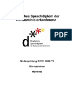 Ergänzung HV B2-C1 2010 T2, Echtlauf, HV Hörtexte