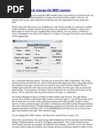 Change The IMEI Number