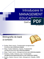 Curs 1 Conceptul de Management