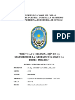 Políticas de Seguridad de La Información ISO 27002