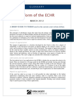 ECHR Glossary