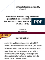 MKMB 2603 Materials Testing and Quality Control: Yap Pui Yee MKM 171013