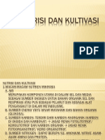 Nutrisi Dan Kultivasi