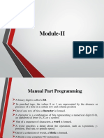 Manual Part Programming