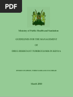 Guidelines For The Management of Drug Resistant Tuberculosis in Kenya (2010)