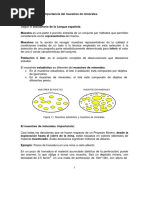 Figura I.1: Muestreo Estadístico y Muestreo de Minerales