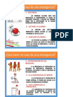 Qué Hacer en Caso de Una Emergencia